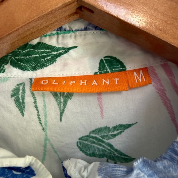 OLIPHANT Ruffle Front Button Blouse - Picture 6 of 11